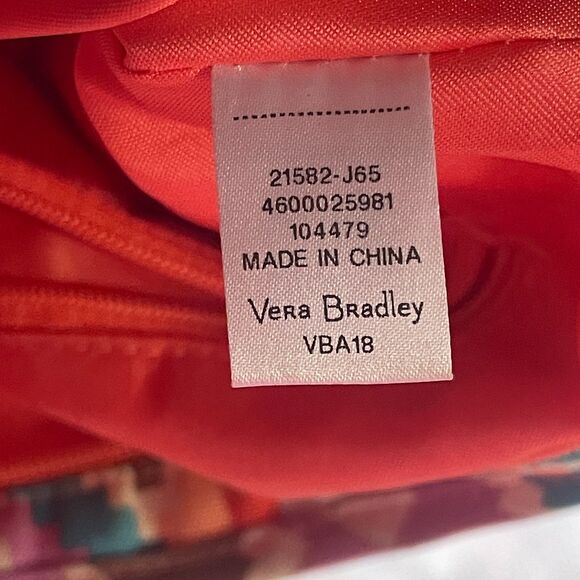 Vera Bradley Travel Ready Crossbody Bag - Tribal Aztec Hacienda Diamonds Pattern - Picture 4 of 7